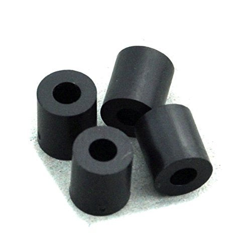  [AUSTRALIA] - Electronics-Salon Black Nylon Round Spacer Assortment Kit, for M3 Screws, Plastic.