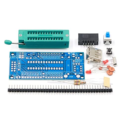 [AUSTRALIA] - RedTagCanada ATmega8 ATmega48 ATMEGA88 Development Board AVR DIY Kit Standard Double Panel for Arduino (un-Assembled, Comes with no Chip)