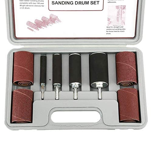  [AUSTRALIA] - Pack of 20 spindle sander sanding machine sanding sleeves tool set sanding sleeves with case for drill