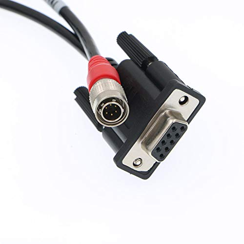  [AUSTRALIA] - Uonecn Data Collector Cable DB9 Female to Hirose 6 Pin Male Surveying TDS Carlson Spectra for Nikon