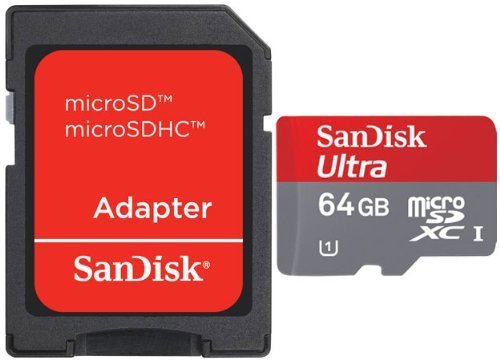  [AUSTRALIA] - SanDisk Professional Ultra 64GB MicroSDXC GoPro Hero 3 Card is Custom formatted for high Speed Lossless Recording! Includes Standard SD Adapter. (UHS-1 Class 10 Certified 80MB/sec)