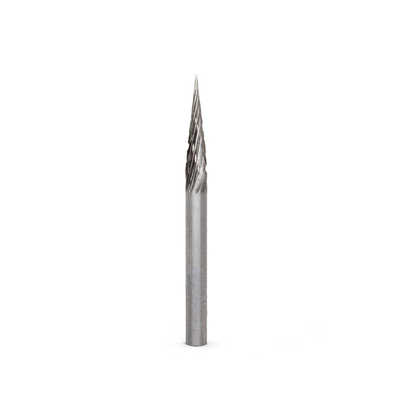 Carbide Burrs Set JESTUOUS 1/8 Shank Diameter Double Cut Tungsten Carbide Burs Rotary File Carving Grinding Bit for Die Grinder Rotary Drill Tool 20pcs - LeoForward Australia