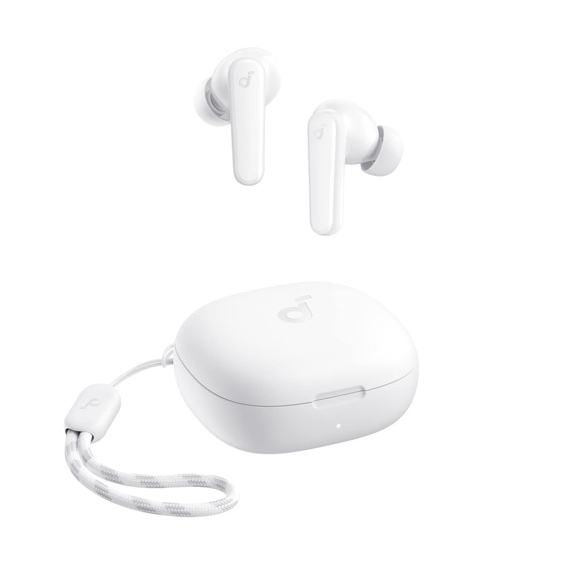  [AUSTRALIA] - Soundcore by Anker P20i True Wireless Earbuds, 10mm Drivers with Big Bass, Bluetooth 5.3, 30H Long Playtime, Water-Resistant, 2 Mics for AI Clear Calls, 22 Preset EQs, Customization via App White