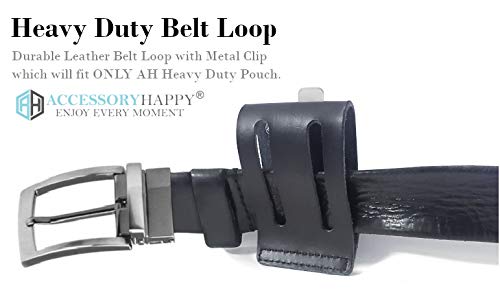 AH Military Grade Cell Phone Belt Loop Clip, Compatible ONLY with AH Rugged Outdoor Pouch Carrying Clip Holster (Belt Loop Clip Only) Belt Loop Clip Only - LeoForward Australia