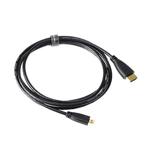 HDMI Cable for Sony Alpha A6500 Digital Camera 5 Foot Micro HDMI (Type D) to HDMI (Type A) Cable - LeoForward Australia