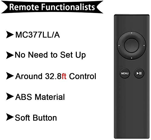  [AUSTRALIA] - New Replaced Remote fit for apple 1 2 3 A1427 A1469 A1378 A1294 MD199LL/A MC572LL/A MC377LL/A MM4T2AM/A MM4T2ZM/A TV Macbook iPhone ipad ipod universal Dock Music System MC377LL