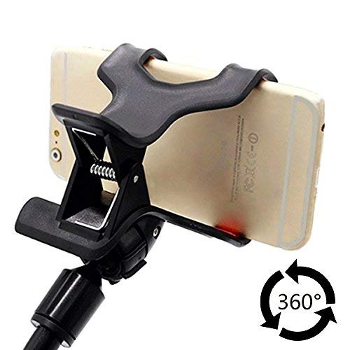  [AUSTRALIA] - AMS Cell Phone Holder, Clip Holder, Lazy Bracket Flexible Long Arms for All Mobile, Fit On Desktop Bed Mobile Stand for Bedroom, Office, Kitchen