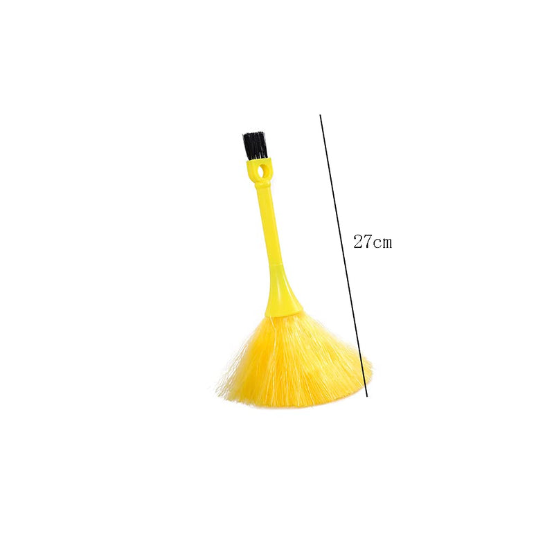  [AUSTRALIA] - 1 Piece Kitchen Duster Laptop Mini Dusting Wand Keyboard Brush Computer Screen Desktop Cleaner Keyboard Brush Cleaner Tool, Yellow