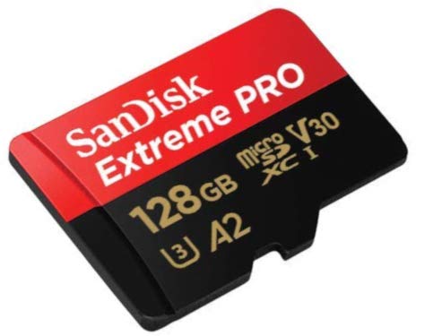  [AUSTRALIA] - SanDisk Extreme Pro 128GB Micro SD Memory Card for GoPro Hero 9 Black Camera Hero9 UHS-1 U3 / V30 A2 4K Class 10 (SDSQXCY-128G-GN6MA) Bundle with (1) Everything But Stromboli SDXC & Micro Card Reader
