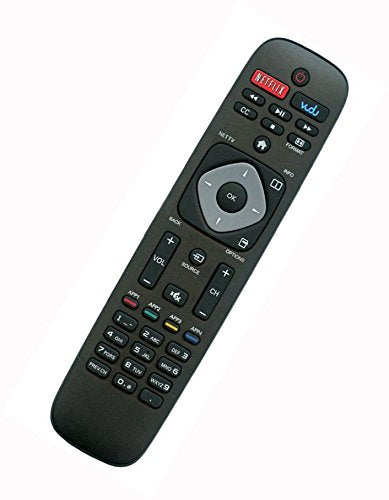 Smartby URMT39JHG003 Remote Control Works for Philips TV 39PFL2608/F7 46PFL3908/F7 32PFL4908/F7 46PFL3608/F7 29PFL4908 50PFL3908, 50PFL3908/F7 55PFL4909, 55PFL4909/F7 58PFL4609, 58PFL4609/F7 - LeoForward Australia