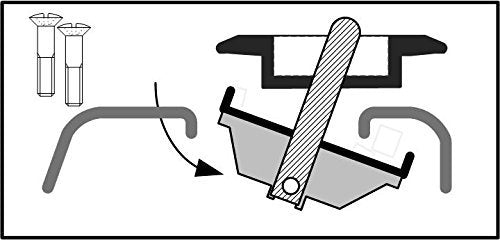  [AUSTRALIA] - Bull Ring 4001 Classic 2 Pair Fits 1998-14 F-150 and 98-16 Super Duty 99-13 Silverado and Sierra, 95-2018 RAM,(09-18 RAM Rail Cap Cut Required)