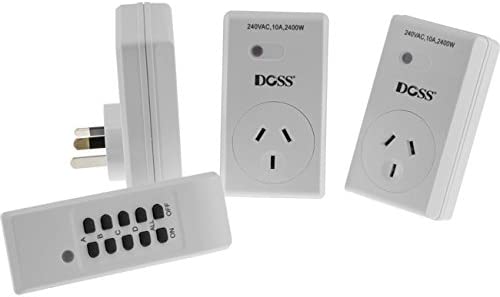  [AUSTRALIA] - BN-LINK ES1513-5-2 Wireless Remote Control Outlet with Extra Long Range (5 Pack)