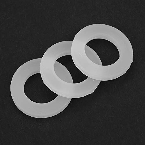  [AUSTRALIA] - White Flat Rubber Seal Washer Ring 12 Pieces Seal Gasket Replacement for Pipe, Water Tap Connection(3/4 inch)