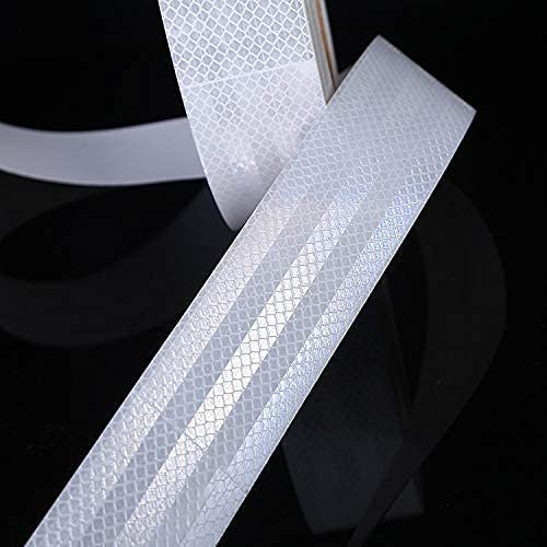 [AUSTRALIA] - Silver Reflective Tape,DOT-C2 Outdoor Safety Tape,High Viscosity, Waterproof, Fade Resistant,Durable,Reflector Conspicuity,Weather and Moisture Resistant,2 in × 20 FT