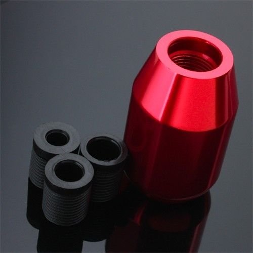  [AUSTRALIA] - Manual 5 Speed Universal Gear Stick Shift Knob Red Racing For JDM Aluminum Shifter