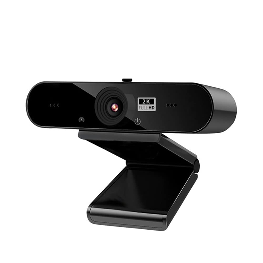  [AUSTRALIA] - 2K Webcam with Microphone - FHD Web Cam with Privacy Cover, Plug and Play USB Web Camera for Desktop & Laptop Video Conferencing