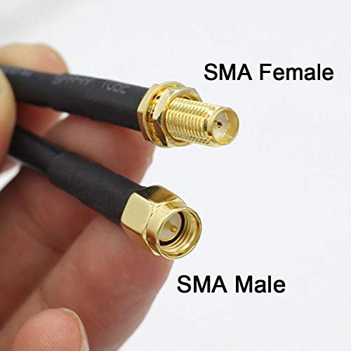 YOTENKO 20-Meter(65.6 Ft) rg58 Coax Cable SMA Male to SMA Female Low Loss RF Jumper Two-Way Radio Applications Pure Copper 50 ohm SMA Antenna Extension Cable … 20M cable - LeoForward Australia