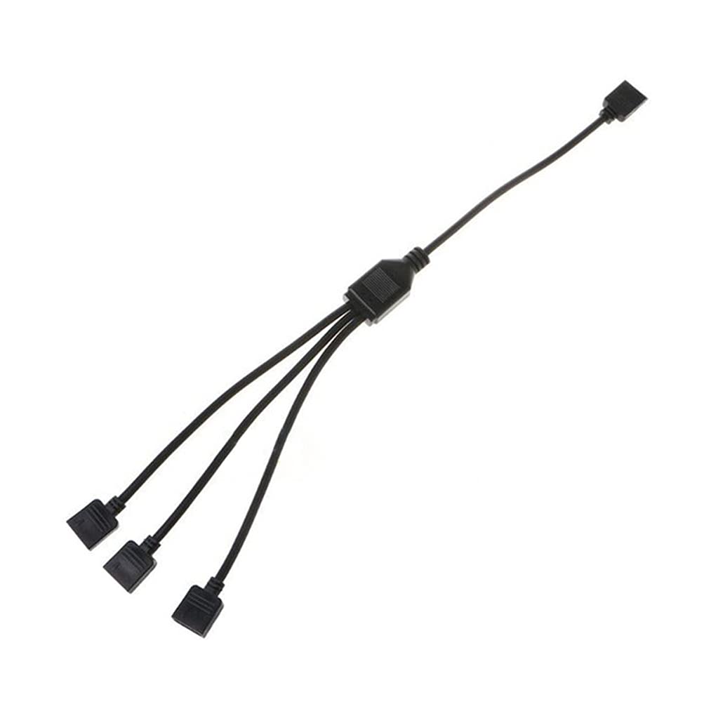  [AUSTRALIA] - EZ-Fit ARGB LED & ARGB Fan Splitter Cable Splitter Cable Compatible with MSI Godlike z490,EKWB Vardar D-RGB,Eneloop,Halos Lux