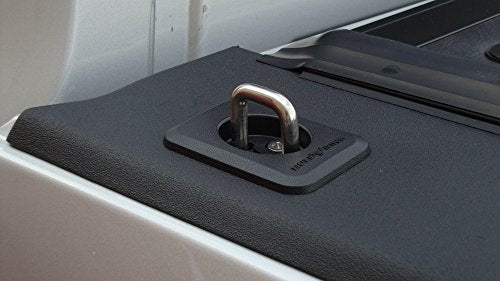  [AUSTRALIA] - Bull Ring Raised Fit Retractable Tie-Down Anchors (2 Pair) | '98-14 Ford F150 and '98-16 Ford Super Duty | '99-13 Chevrolet Silverado and GMC Sierra | '95-20 Dodge RAM