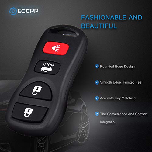  [AUSTRALIA] - ECCPP Replacement fit for Keyless Entry Remote Control Car Key Fob fits for Infiniti EX35 Infiniti FX35 Nissan Armada Nissan Maxima Nissan Murano KBRASTU15 (Pack of 2)