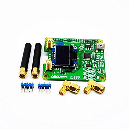  [AUSTRALIA] - MMDVM Duplex Hotspot Module Dual Hat V1.3 Support P25 DMR YSF NXDN DMR Slot 1 + Slot 2 for Raspberry pi with USB Port (with OLED) With OLED