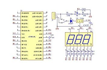  [AUSTRALIA] - HiLetgo VOT-8 Voltmeter Kit Voltage Meter Electronic Production Suite DIY Kit for Student Electronic Exercise