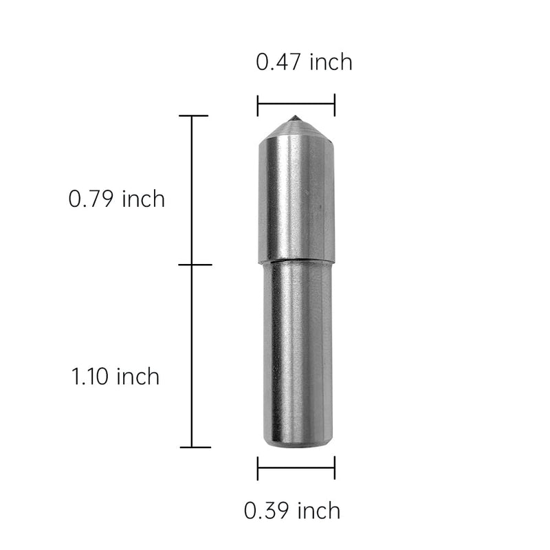  [AUSTRALIA] - Feleolibe Diamond Dresser Single Point Grinding Wheel Tapered Point Tool 0.3 Carat,Suitable for Dressing, Sharpening, Shaping and Thinning of Grinding Wheels. Point Diamond Dresser