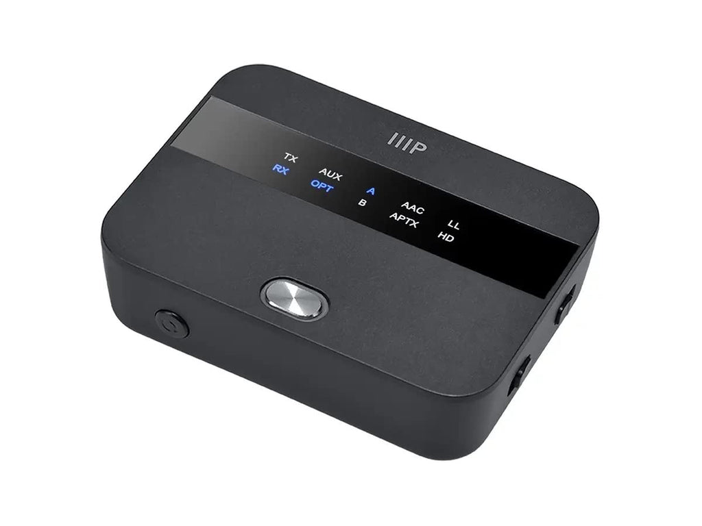  [AUSTRALIA] - Monoprice Bluetooth Long Range Transmitter and Receiver with aptX HD and aptX Low Latency, SBC, AAC, Toslink/Optical, 3.5mm Aux