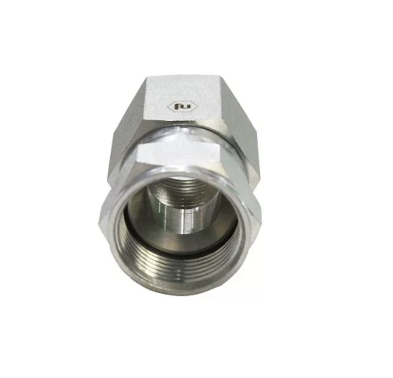  [AUSTRALIA] - 3/8" Female JIC x 3/8" Female Pipe Swivel Hydraulic Adapter (Single Adapter)