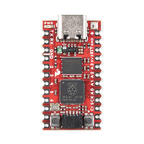  [AUSTRALIA] - SparkFun Pro Micro - RP2040 - Dual Cortex M0+ Processors - 30 programmable IO for Extended Peripheral Support - Timer with 4 Alarms - MicroPython - C/C++ - USB-C Connector for Programming