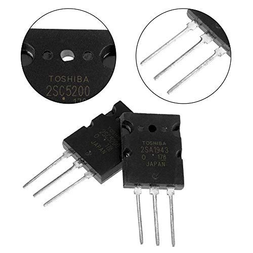 10Pcs 2SA1943 2SC5200 Bipolar Power Transistor High Power Matched Audio Transistor Silicon Precision Replacement Black - LeoForward Australia