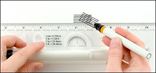  [AUSTRALIA] - Acurit Parallel Ruler, Rolling Ruler Multiuse for Drafting, Measuring, Drawing, Calligraphy Art - 12 Inch
