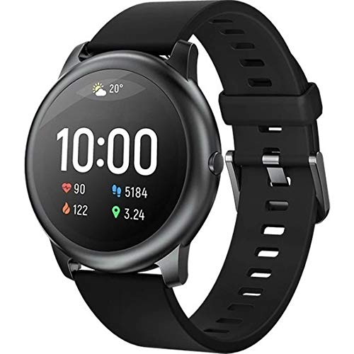  [AUSTRALIA] - Haylou LS05 Smart Watch with 30 Day Battery Life, Biometric Sensors for Heart Rate Monitor, Sleep & Fitness Tracking, IPX68 Water Resistant, Metal Body w/ Touch Display, Bluetooth 5.0