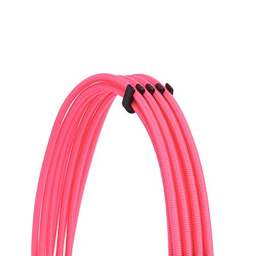 FormulaMod Sleeve Extension Power Supply Cable Kit 18AWG EPS 8-P+PCI-8-P with Cable Combs for PSU to Motherboard/GPU (Pink PCI 8+EPS 8) Pink PCI 8+EPS 8 - LeoForward Australia