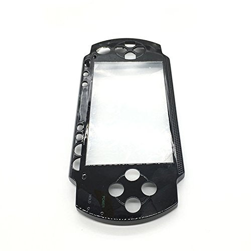 Front Face Plate Faceplate Shell Case Cover Replacement for Sony PSP 1000 1001 Fat (Black) - LeoForward Australia