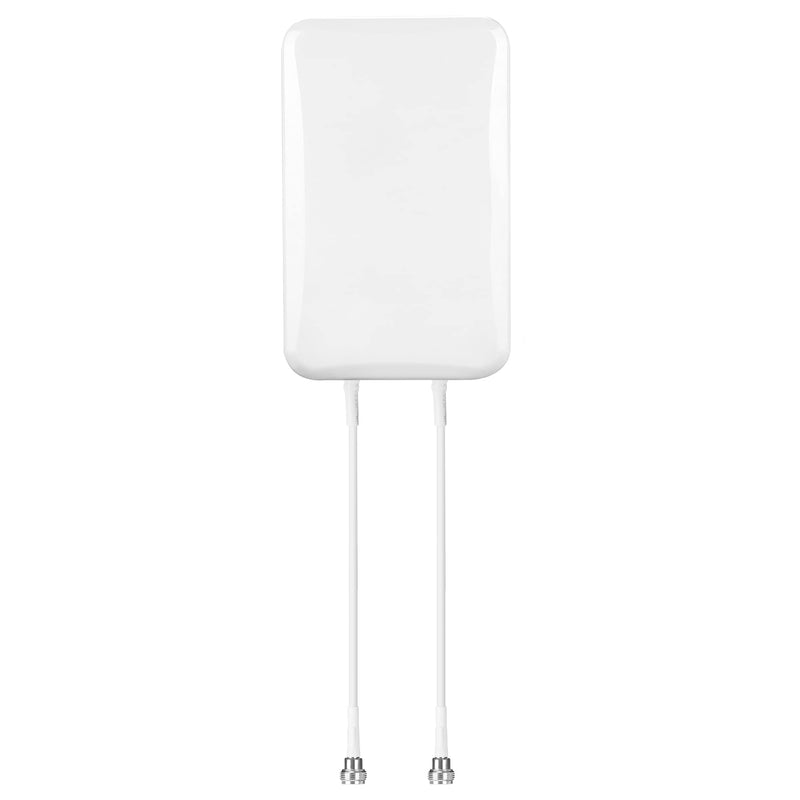  [AUSTRALIA] - Cross Polarized MIMO Mount Panel Antenna Indoor 7-10dBi 3G/4G/LTE/5G with Dual N Female Connector for Verizon AT&T T-Mobile Sprint Cell Phone Signal Booster Repeater Cellular Amplifier（698-4000MHz）