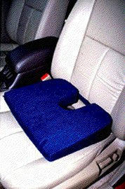  [AUSTRALIA] - Extra Firm Tush Cush Car Computer Airplane Travel Seat Cushion Charcoal