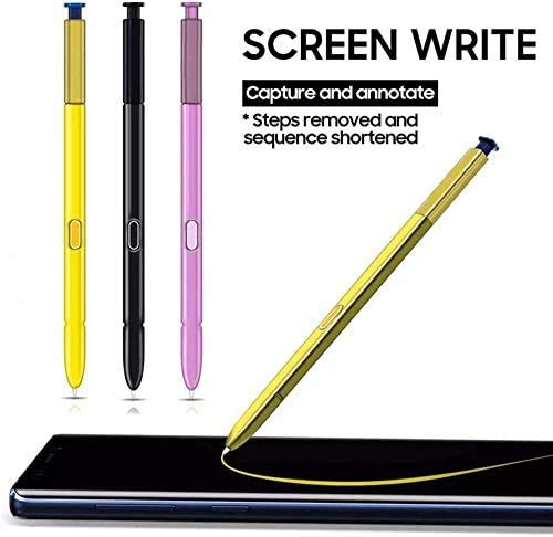 2 Pack Galaxy Note 9 Stylus for Replacement Samsung Galaxy Note 9 SM-N960 Pen (Without Bluetooth) +Tips/Nibs+Eject Pin (Black) black - LeoForward Australia
