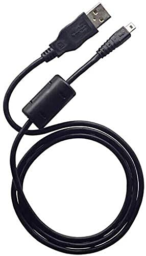  [AUSTRALIA] - UC-E6 USB Data Cable Replacement Camera UC-E16 UC-E17 8 Pin Transfer Cord Compatible with Digital Camera SLR DSLR D750 D5300 D7200 D3200 Coolpix L340 L32 A10 P520 S6000 and More (1.5M/Black)