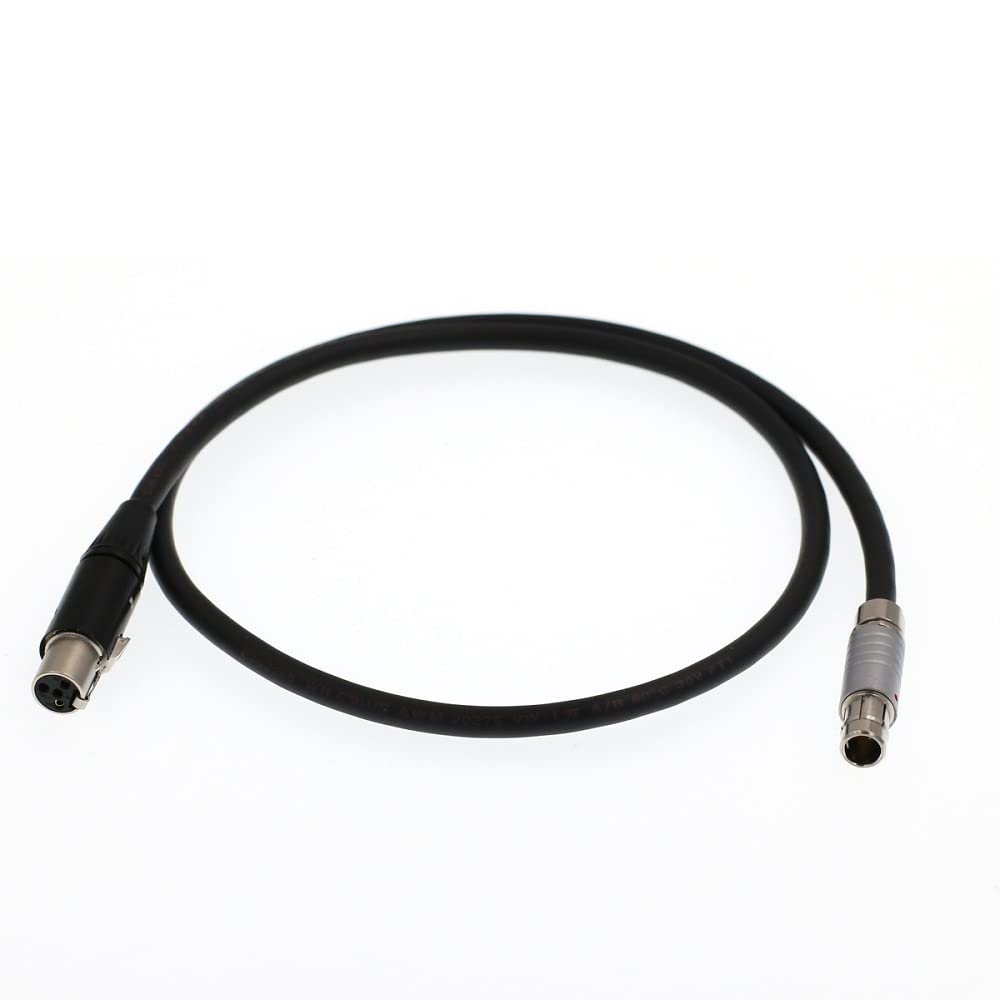  [AUSTRALIA] - Eonvic Fischer RS 3 Pin to Mini 4pin XLR Female Power Cable for Tilta to TVlogic Monitor