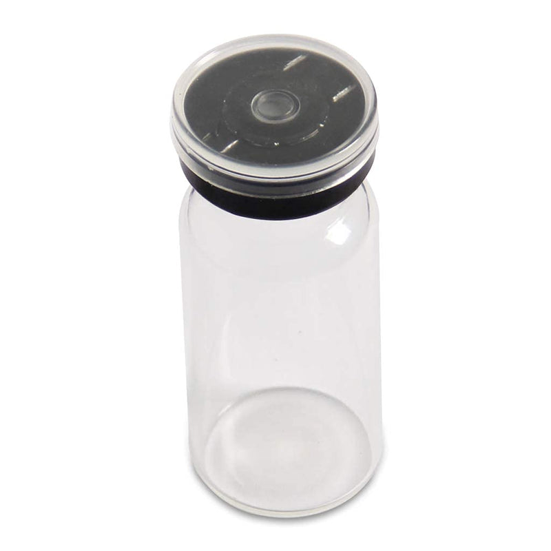 20mm Flip Off Caps-100 Pcs Aluminum-Plastic Black Flip Off Caps for Glass Vial - LeoForward Australia