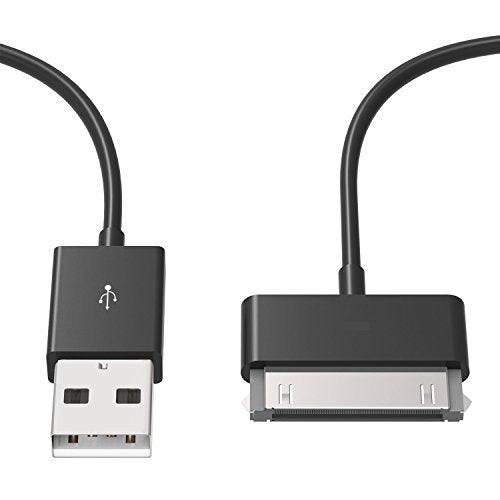  [AUSTRALIA] - Master Cables Replacement 30-Pin USB Data Sync Charging Cable Compatible with iPhone 4/4s,3G/3GS, iPad 1/2/3 and iPod, 1 Metre, Black