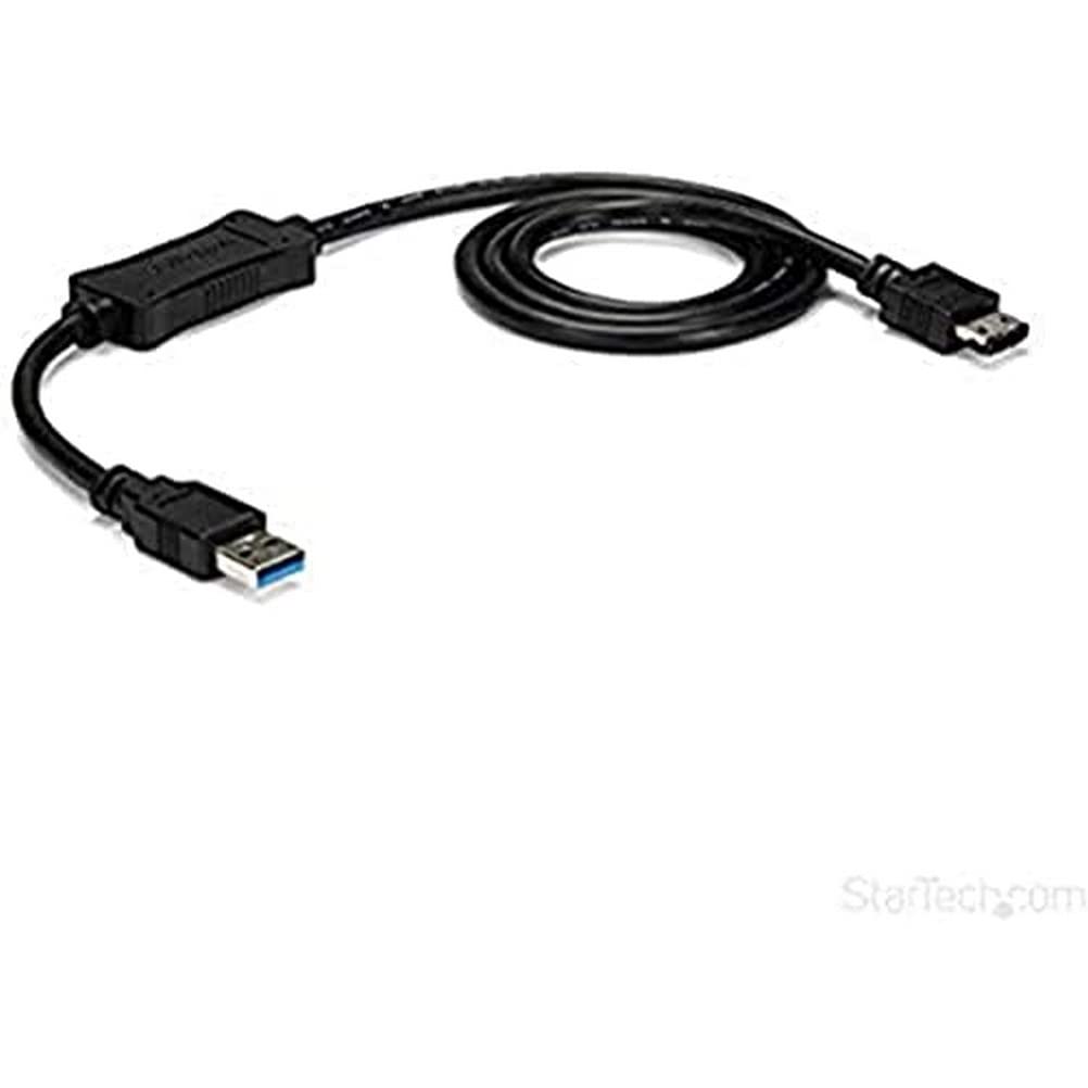  [AUSTRALIA] - StarTech.com 3 ft USB 3.0 to eSATA Adapter - 6 Gbps USB to HDD/SSD/ODD Converter - Hard Drive to USB Cable (USB3S2ESATA3) eSATA (SATA III) Single