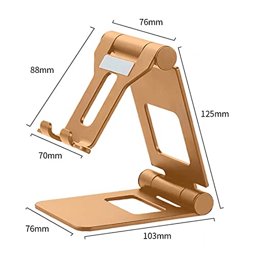  [AUSTRALIA] - Photomyne Large Phone Stand for All iOS and Android Smartphones (Gold) Gold