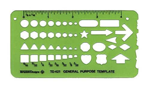 Alvin, General Purpose Pocket Template, Mapping Symbols, Ideal for Planning and Drafting - LeoForward Australia