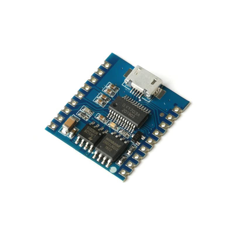  [AUSTRALIA] - JESSINIE 2Pcs DY-SV17F Voice Playback Module IO Trigger USB Download 4MB Flash Voice Playback Module Serial Port Control Voice Module