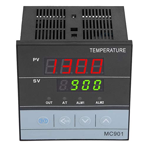  [AUSTRALIA] - Digital Temperature Controller, MC901 PID Temperature Controller K Type PT100 Sensor Input Relay SSR Output for Home Brew Aquarium Heater