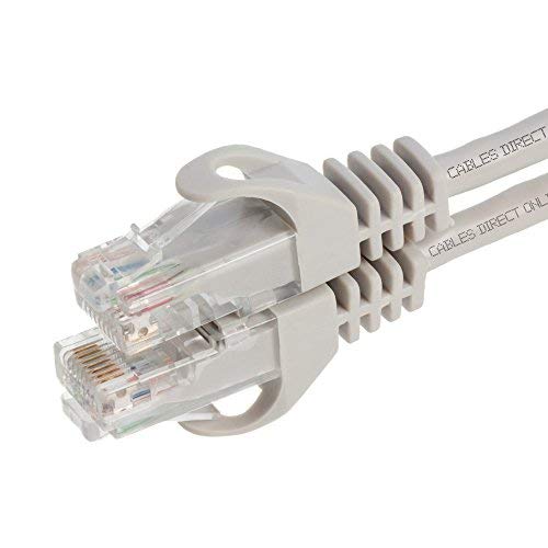Cables Direct Online Snagless Cat6 Ethernet Network Patch Cable Gray 100 Feet 100ft - LeoForward Australia