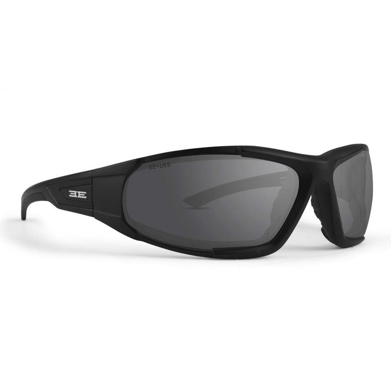  [AUSTRALIA] - Epoch Foam-2 Padded Motorcycle Riding Sunglasses Black Frames Smoke Lens