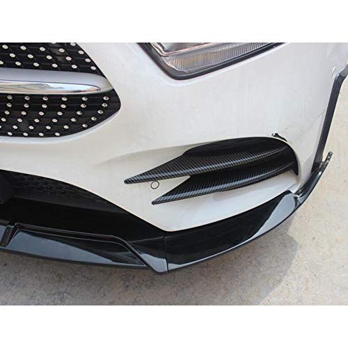 Rqing for Mercedes-Benz New A-Class A220 A 220 2019 2020 Front Fog Light Mesh Cover Trims (Carbon Fiber Pattern) Carbon Fiber Pattern - LeoForward Australia